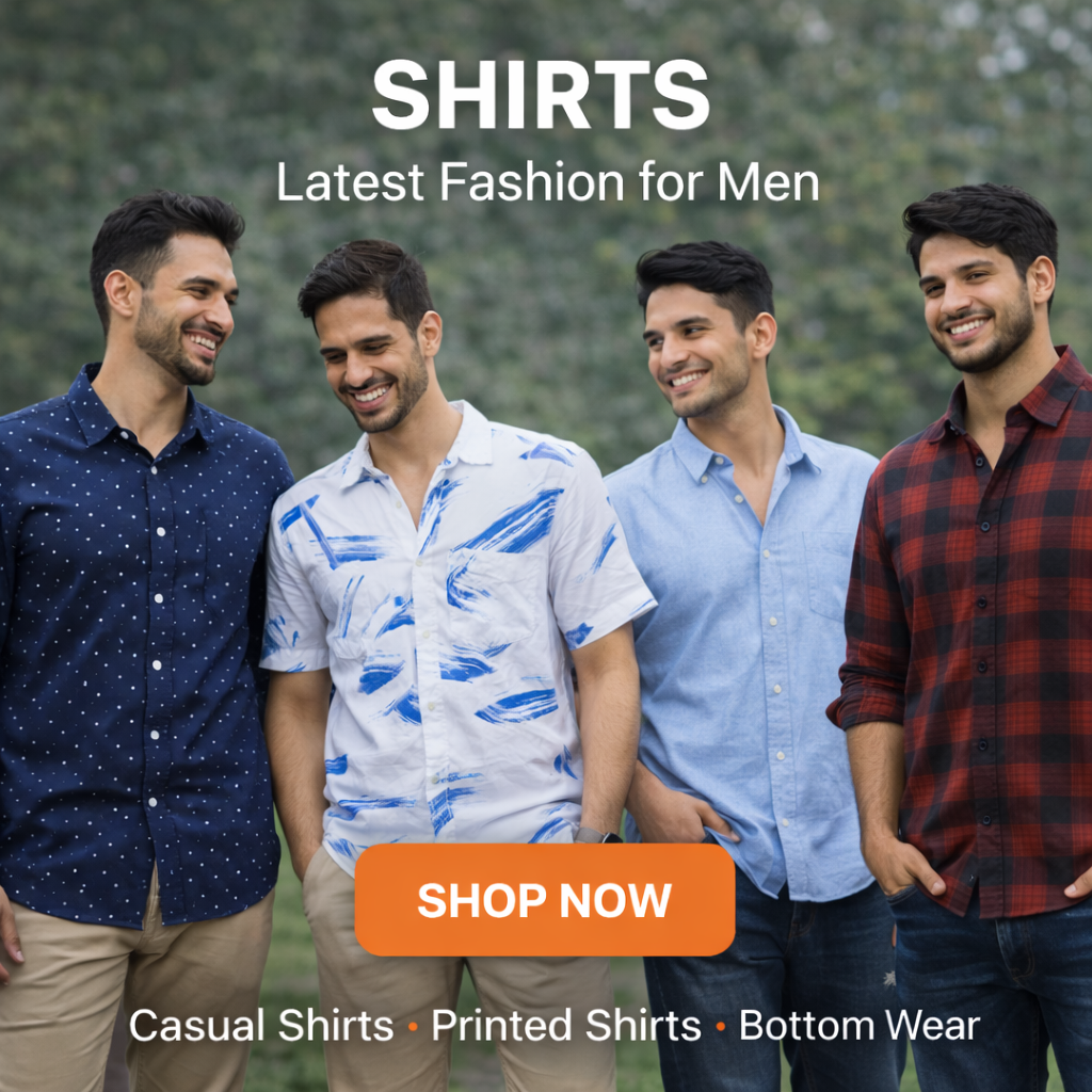 Men’s Shirts – Stylish & Comfortable Everyday Wear