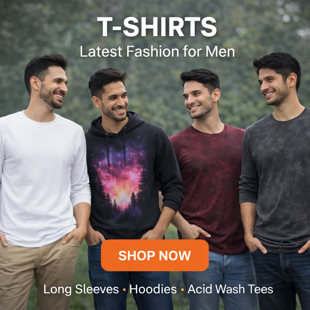 Printed T-Shirts – Trendy Graphic Tees for Everyday Style