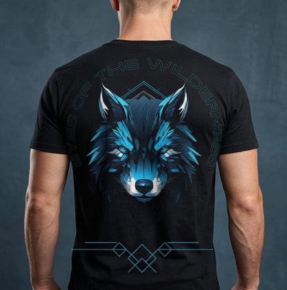 Oversized Wolf Graphic T-Shirt – Streetwear Back Print Tee