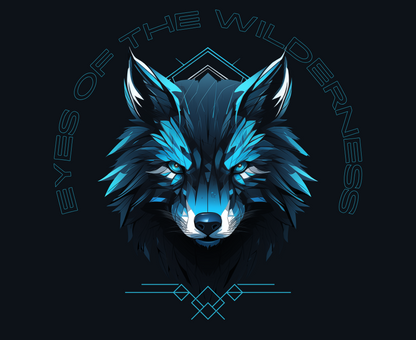 Oversized Wolf Graphic T-Shirt – Streetwear Back Print Tee