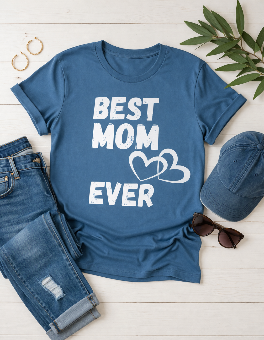 Best Mom Ever T-Shirt – Cute Mother’s Day Gift Tee for Mom | Trendy Mom Graphic T-Shirt
