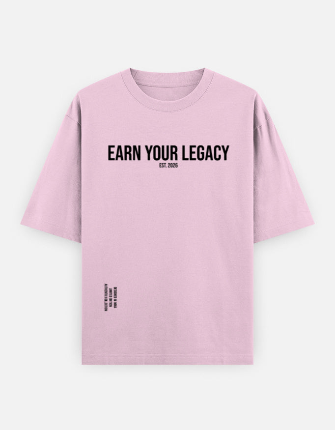 Oversized off white unisex streetwear tee