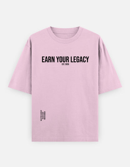 Oversized off white unisex streetwear tee