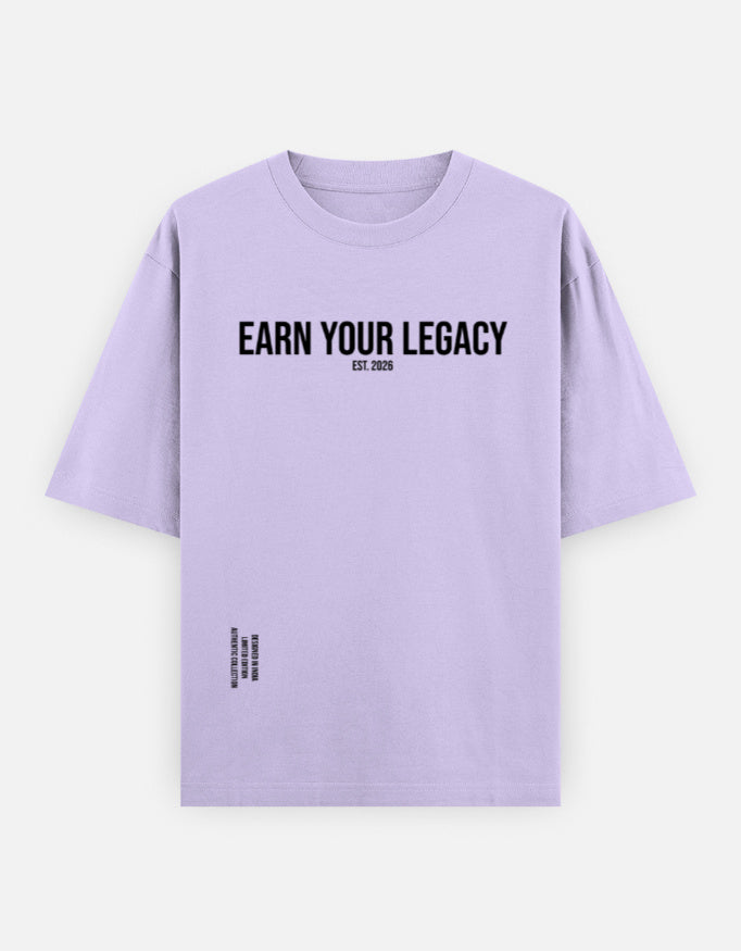 Premium stitching detail on oversized t-shirt